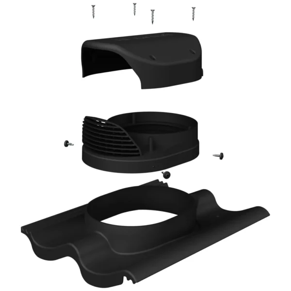 Wywietrznik połaciowy FLUXAR do pokryć z blachodachówki