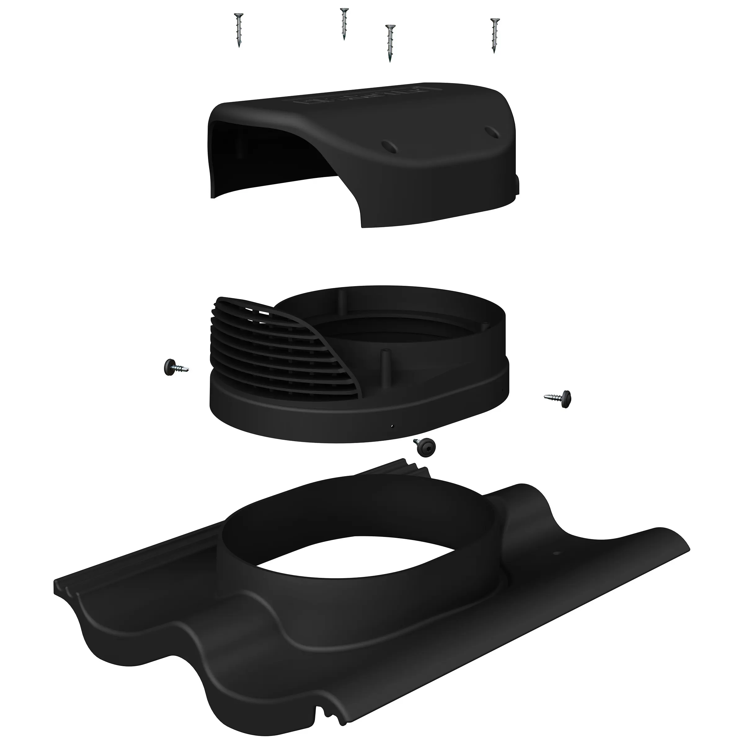 Wywietrznik połaciowy FLUXAR do pokryć z blachodachówki - obrazek 2